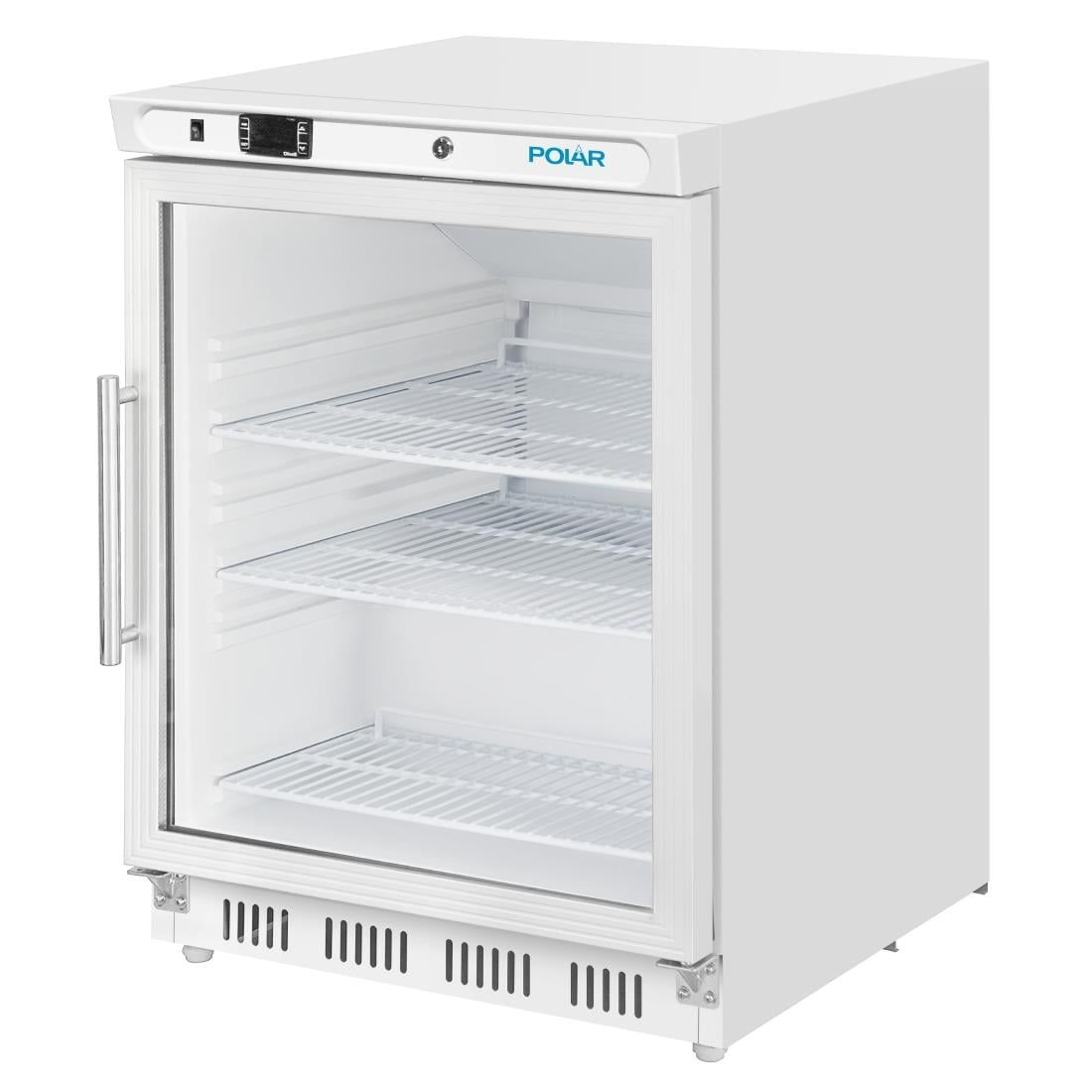 Vitrine réfrigérée positive dessous de comptoir Polar Série C 150L blanc CZ785