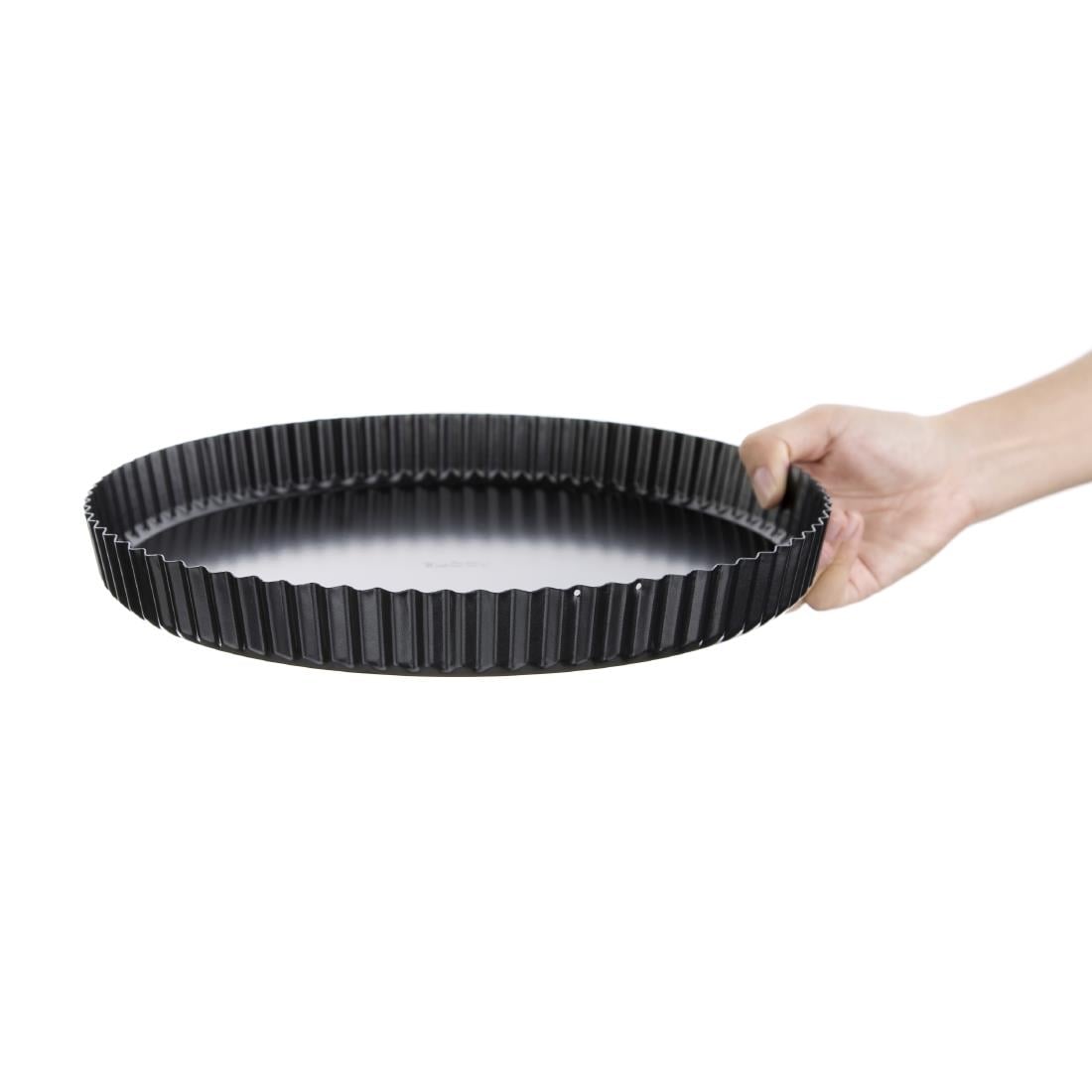 Moule à tarte antiadhésif avec fond mobile Vogue 30 cm DB568