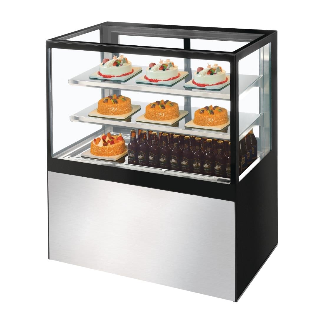 Vitrine service arrière réfrigérée Polar Série U 900mm DB950