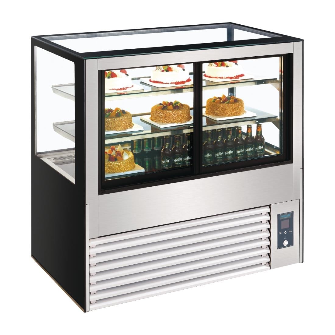 Vitrine service arrière réfrigérée Polar Série U 1200mm DB951