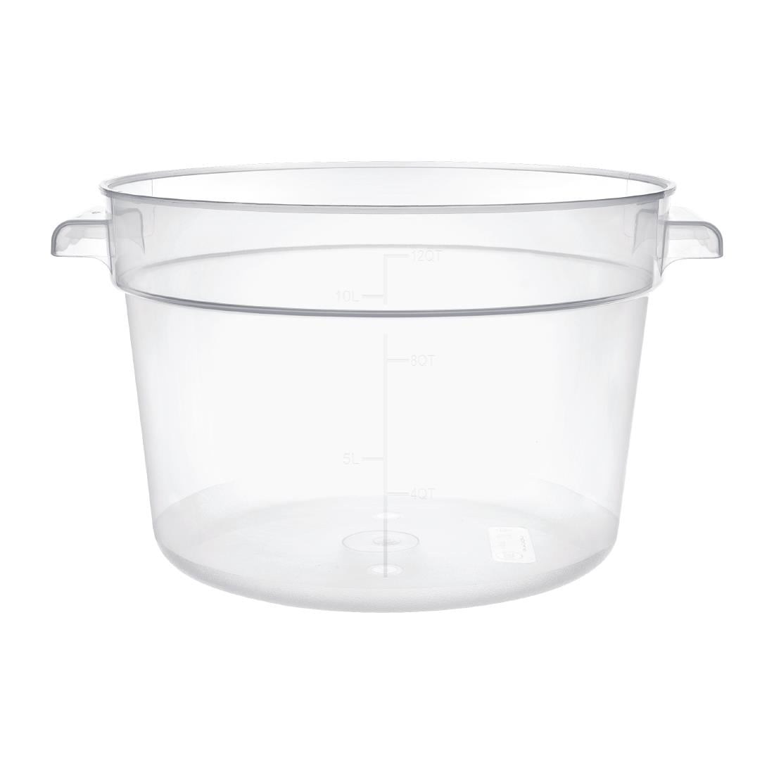 Conteneur alimentaire rond en polypropylène Vogue 10L DJ961