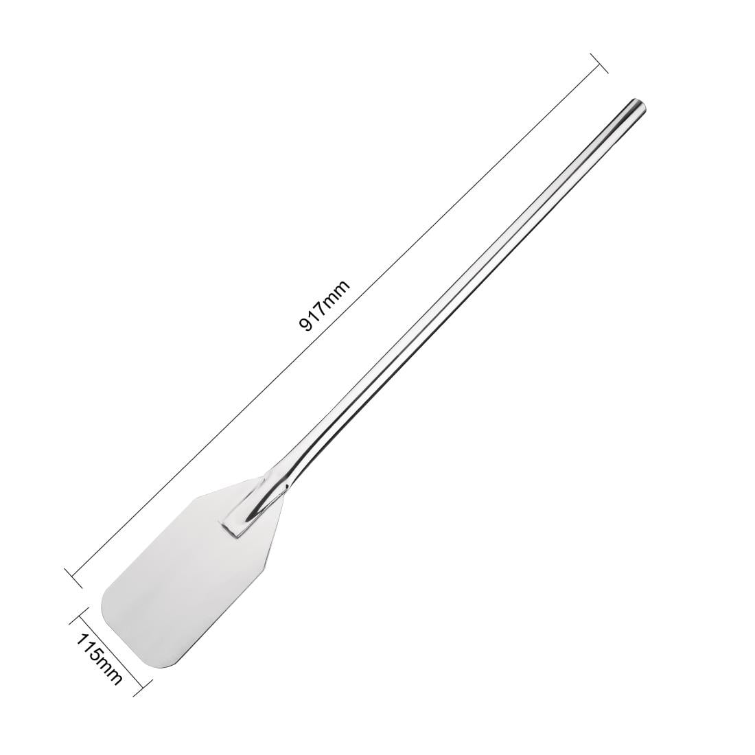 Spatule géante inox Vogue - Pleine DP019