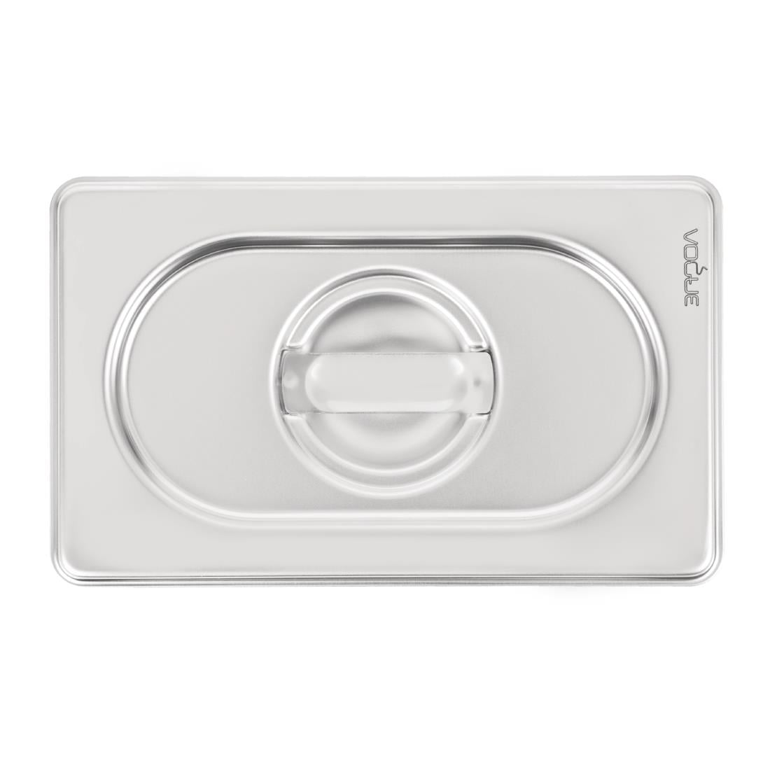 Couvercle inox 18/10 professionnel Vogue GN 1/9 DW460