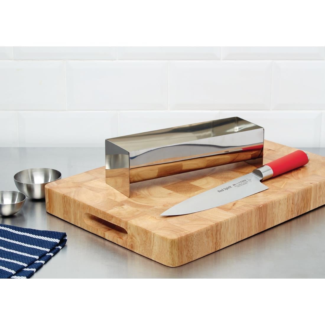 Moule à terrine en acier inoxydable Vogue forme de U 260mm E585