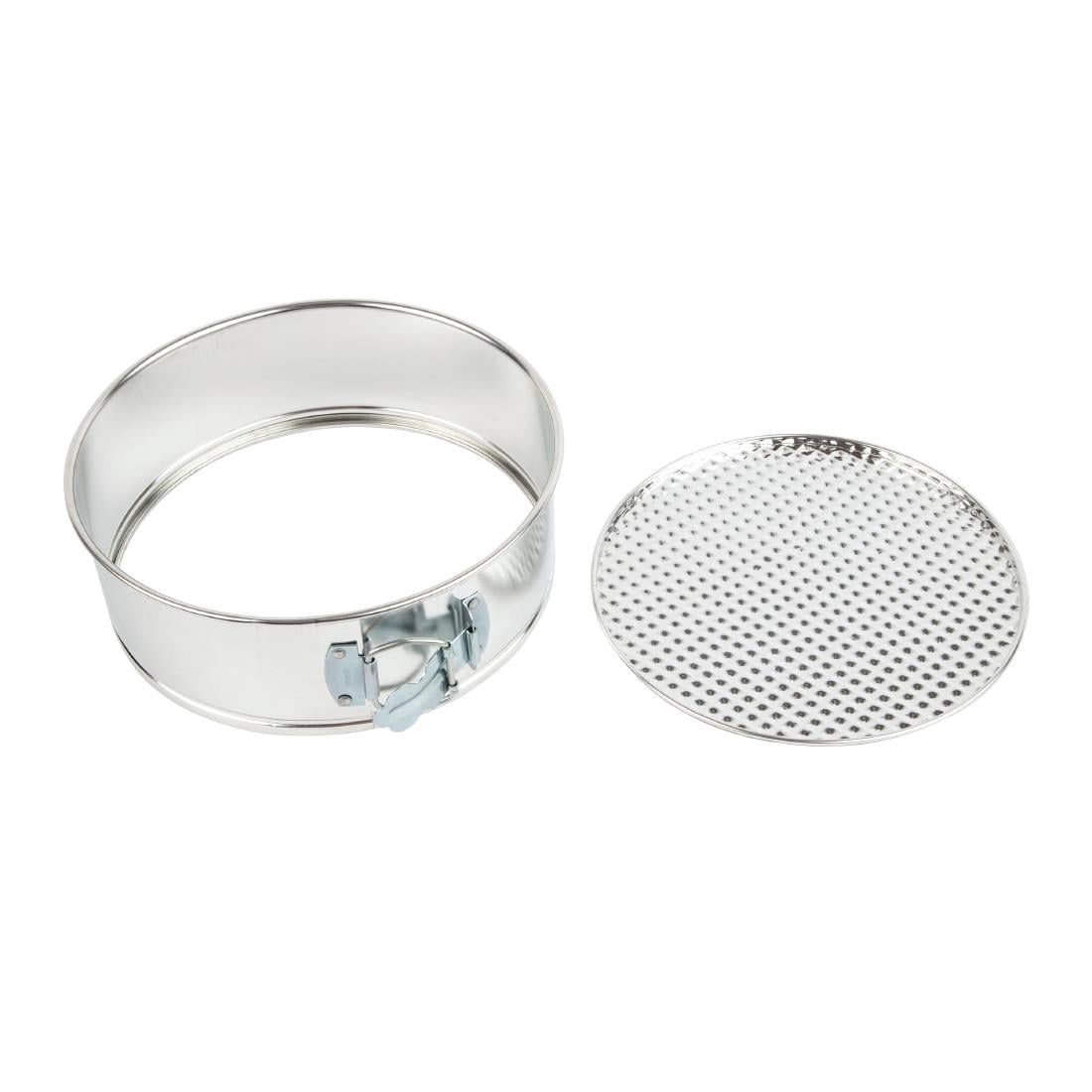 Moule rond à charnière en fer blanc Vogue 200mm E845