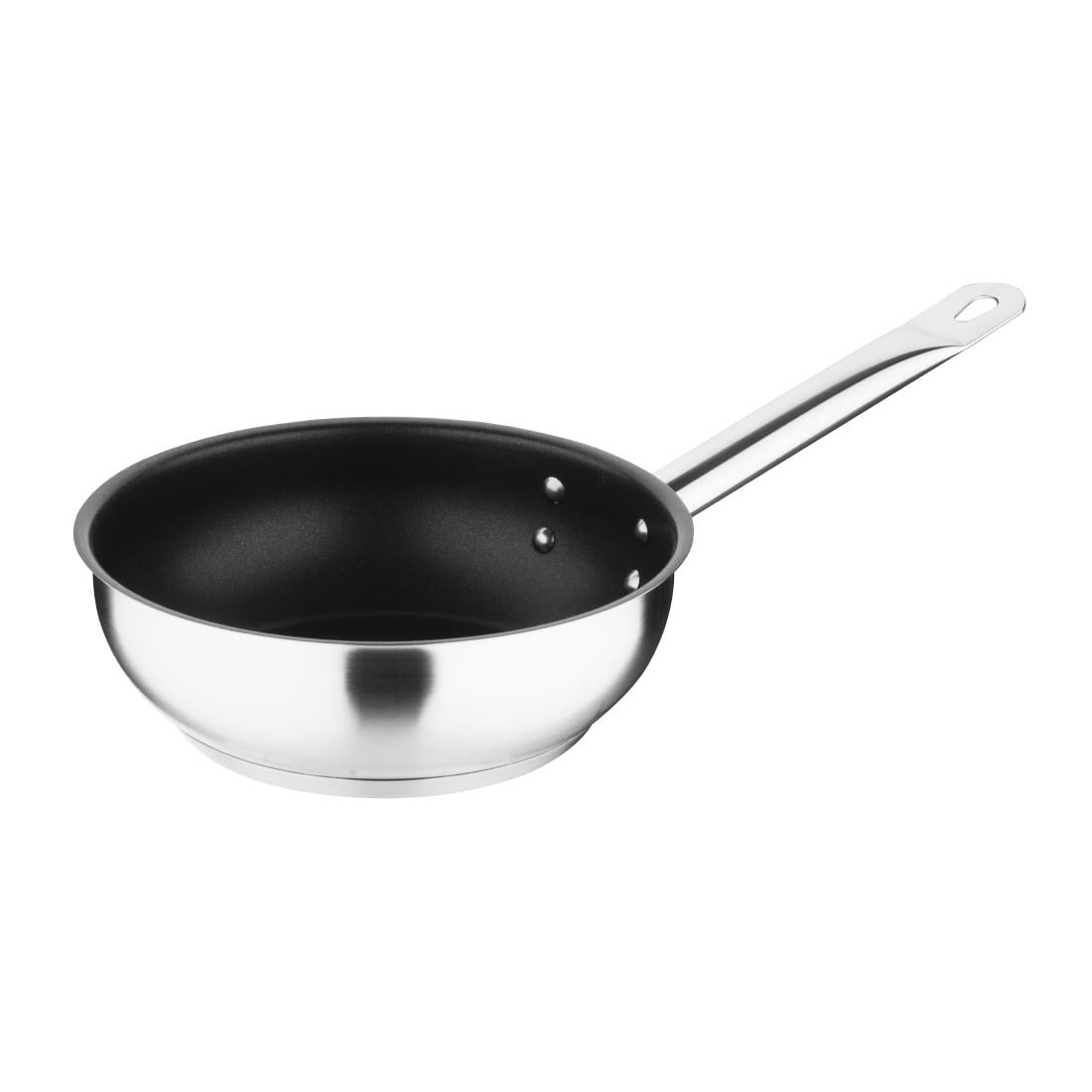 Sauteuse inox antiadhésive Vogue teflon Platinium Plus 200mm FC098