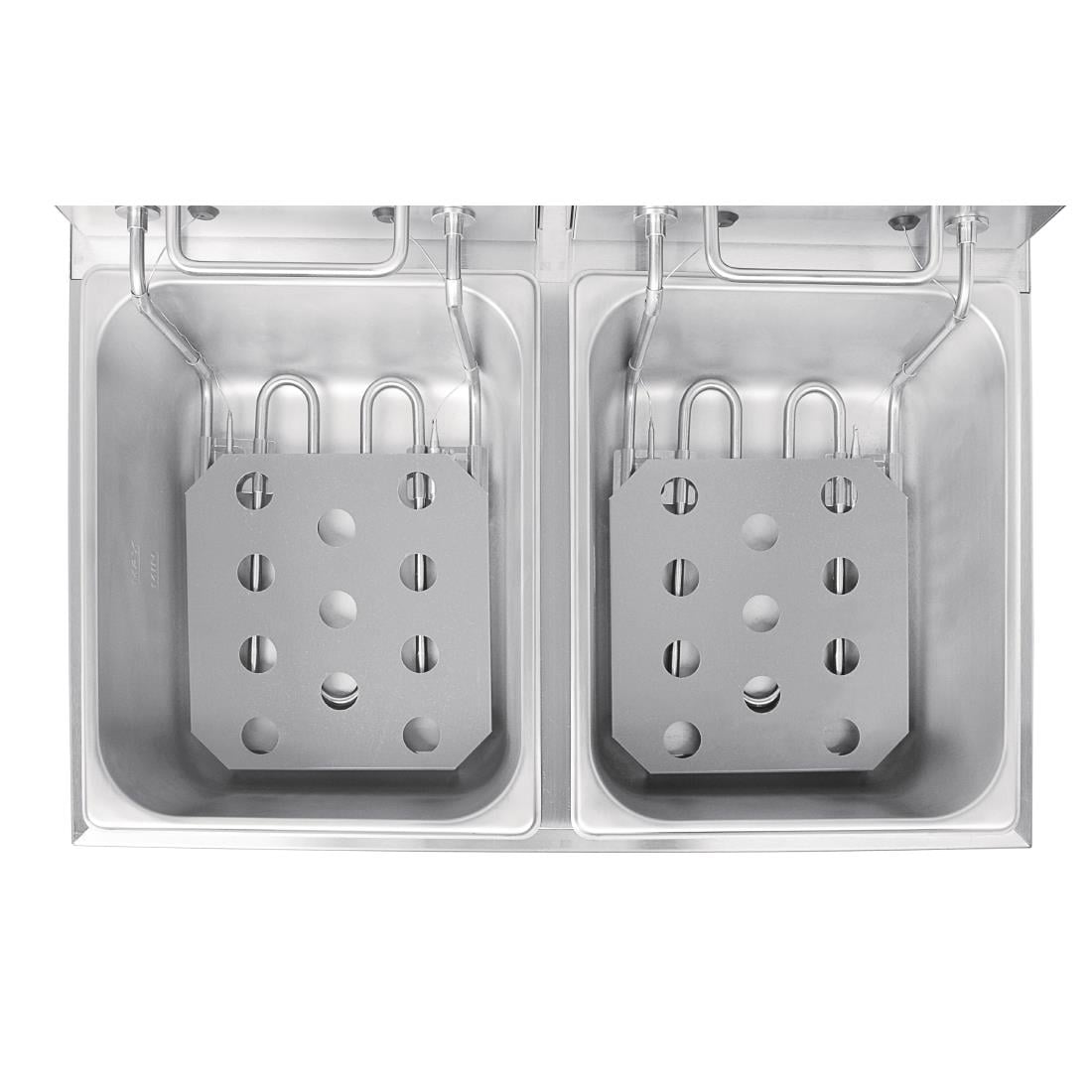 Friteuse double avec minuterie Buffalo - 2x5L 2x2,8kW FC259