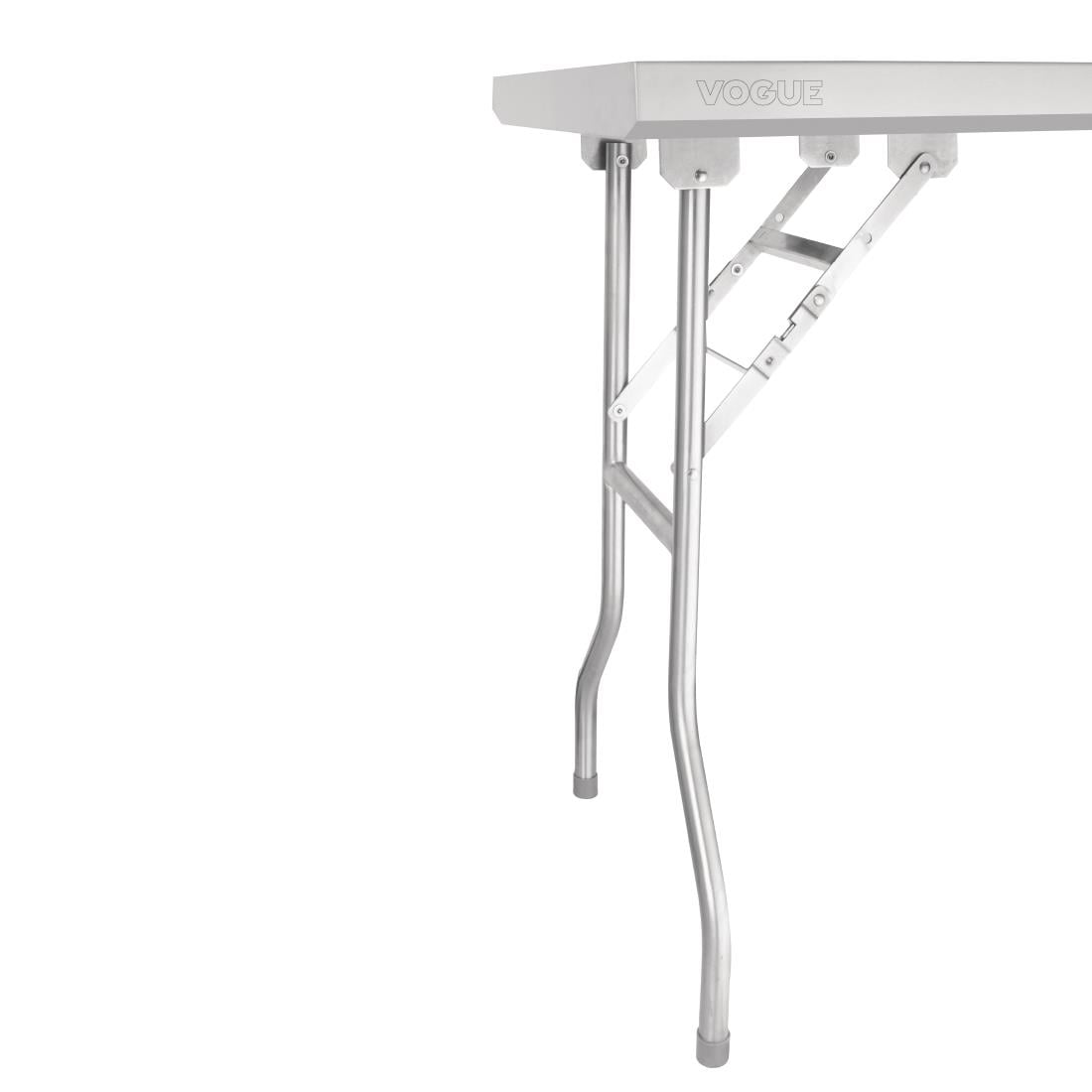Table de travail pliante inox Vogue 1220x610x780mm FN288