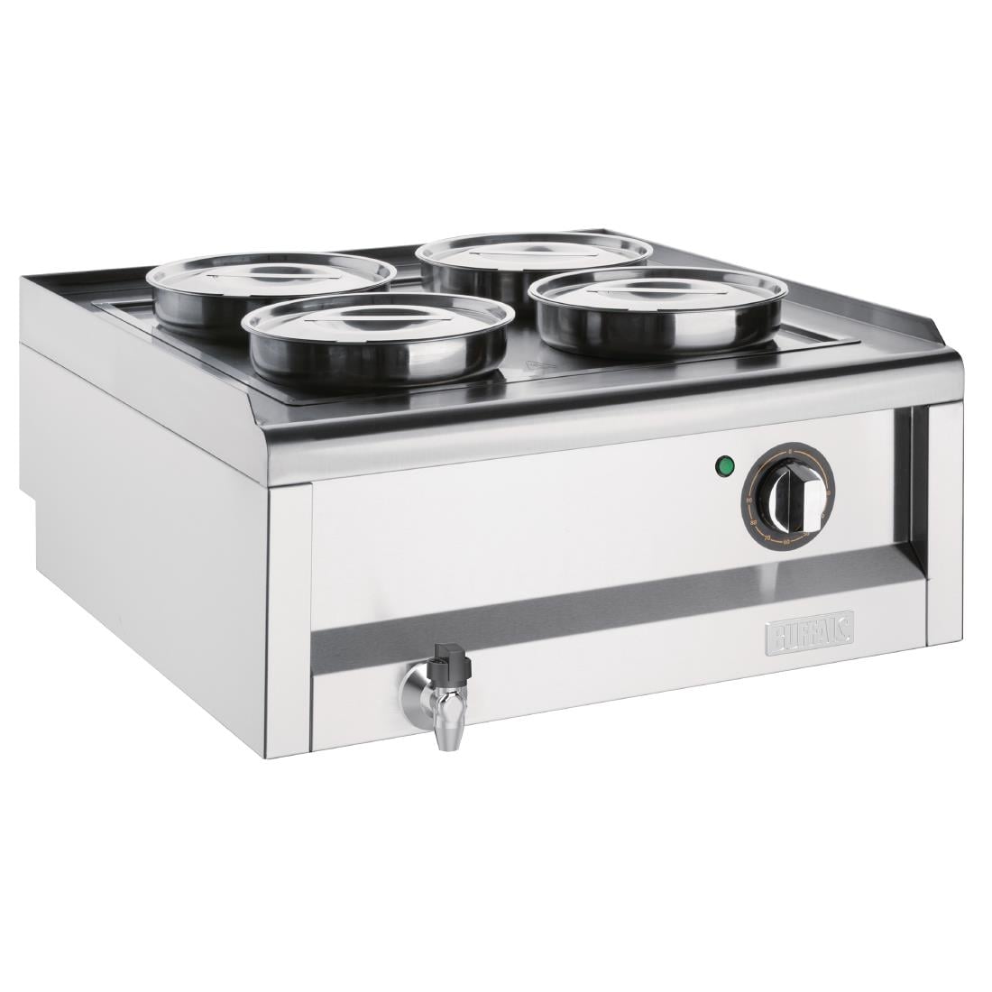 Bain-marie 4 pots Série 600 Buffalo FU291