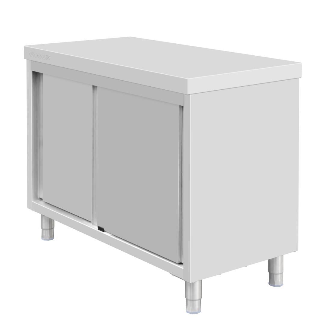 Armoire sur pieds en acier inoxydable Vogue 900x1200x600mm FU585