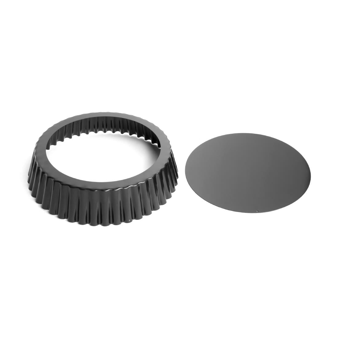 Moule à quiche cannelé profond antiadhésif Vogue 250mm GC989