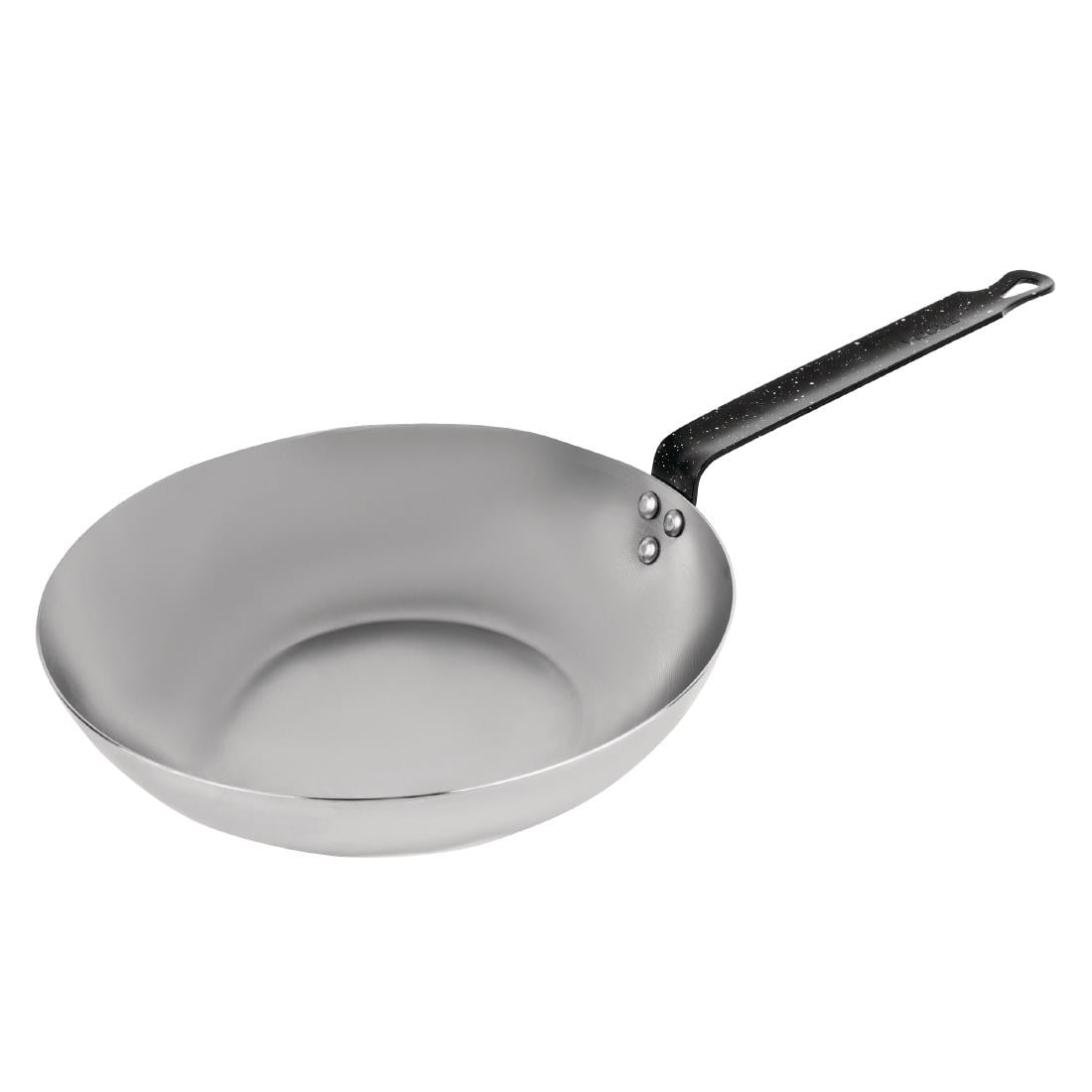 Wok en acier carbone Vogue 280mm GG722