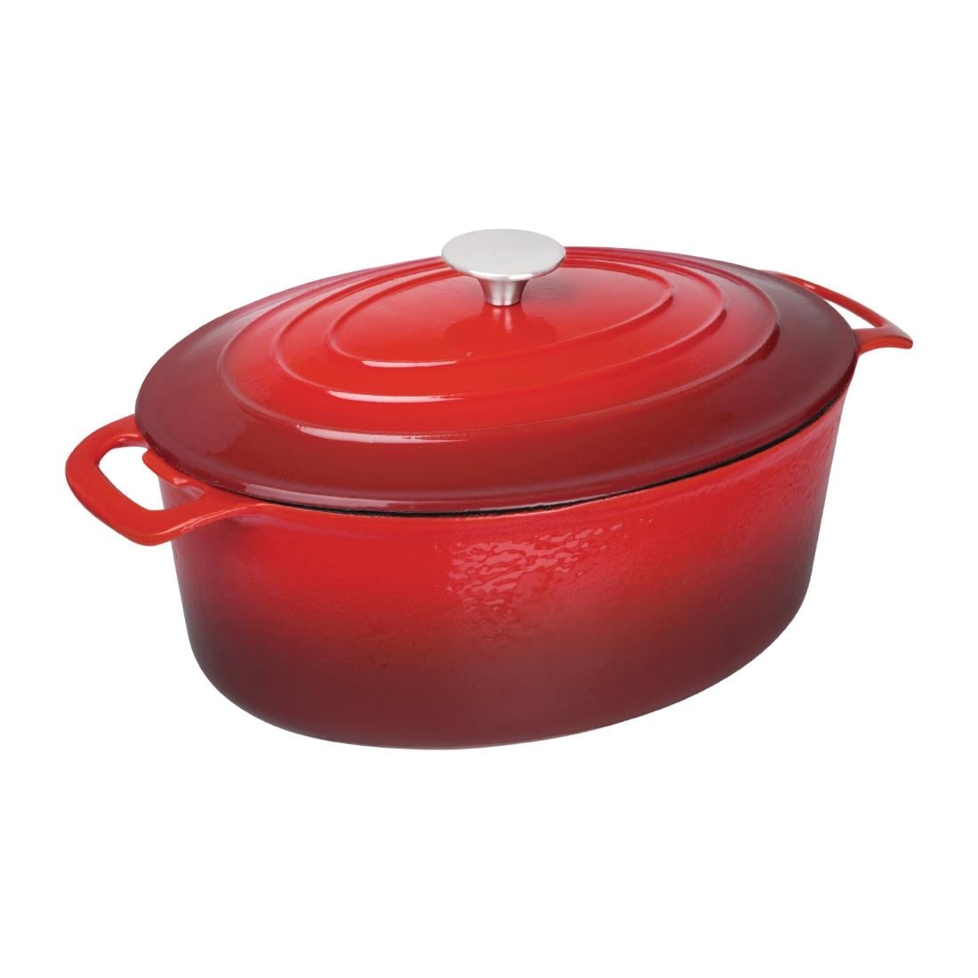 Grande cocotte ovale rouge Vogue 6L GH314