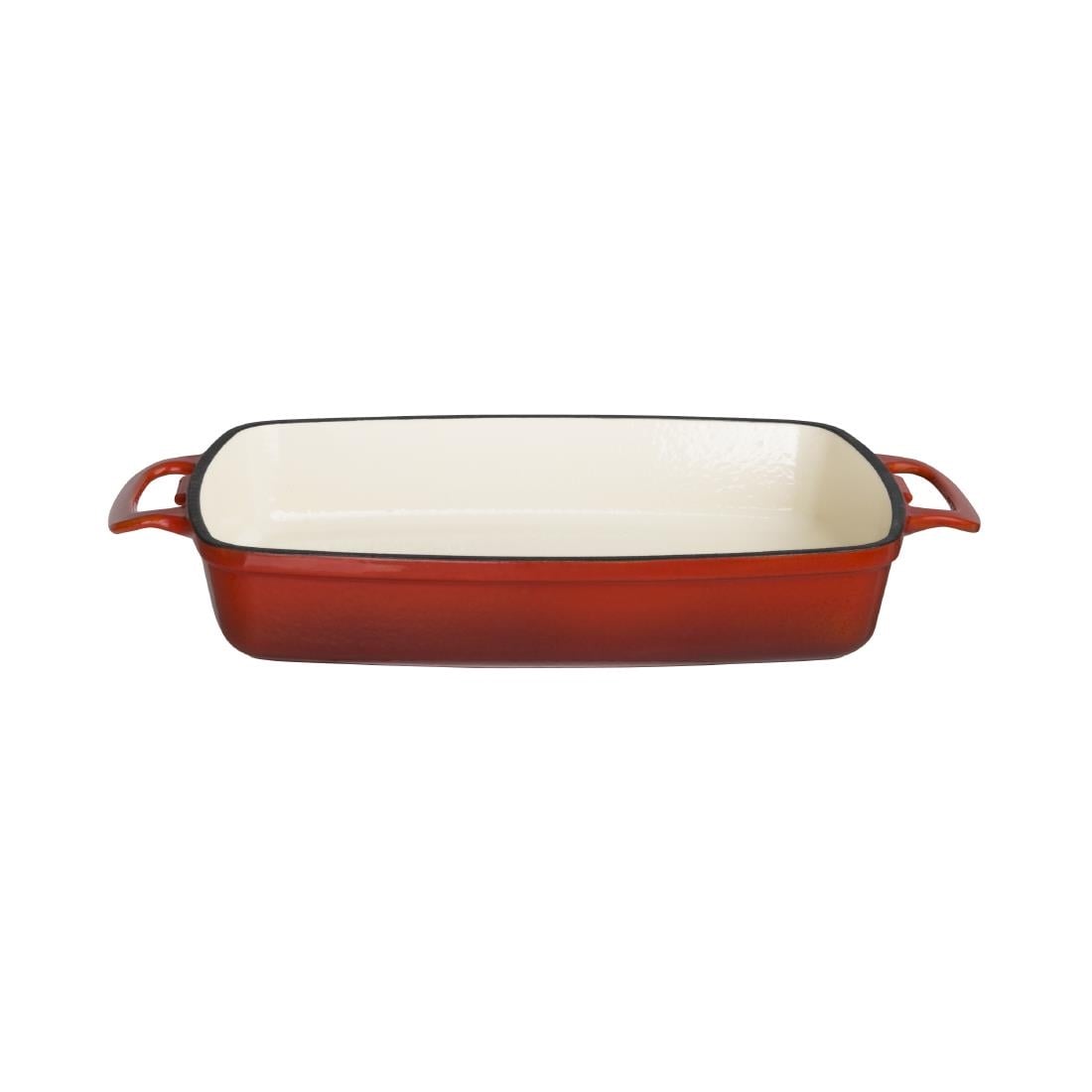 Plat en fonte rectangulaire Vogue rouge 2,8L GH320