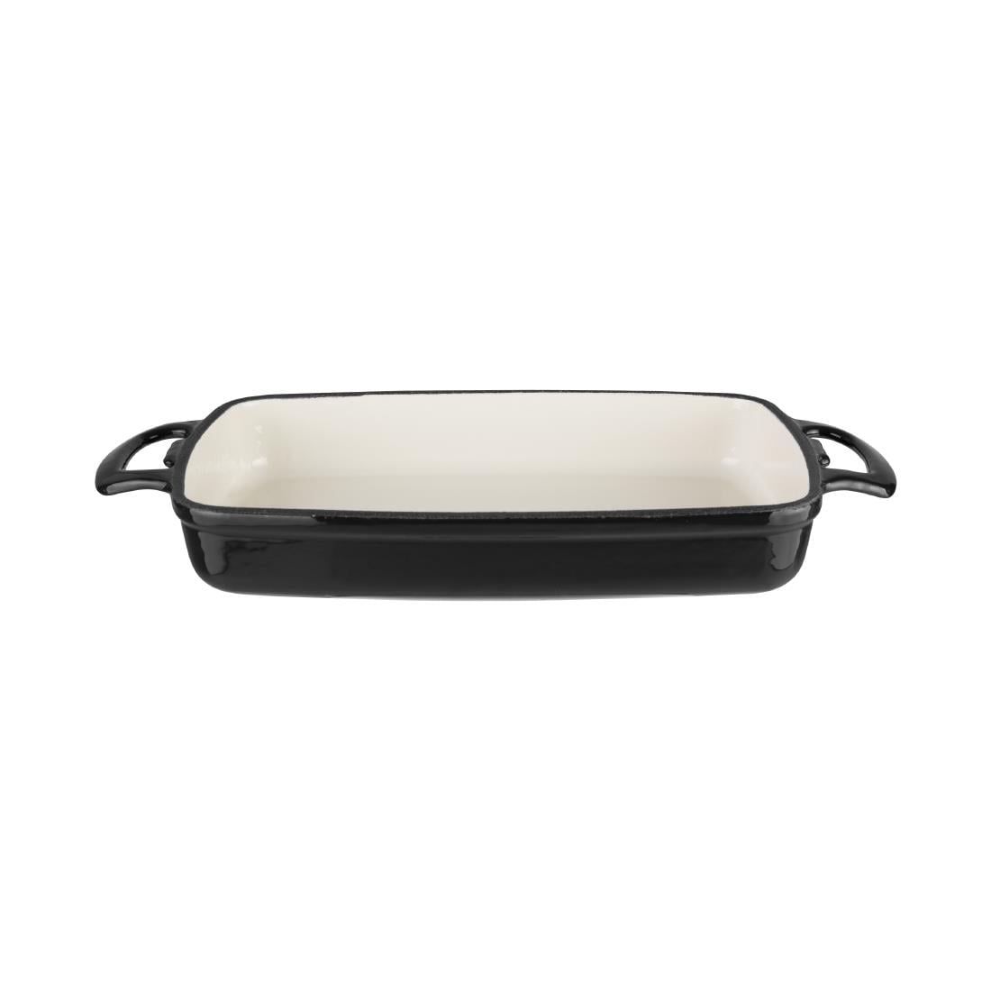 Plat en fonte rectangulaire Vogue noir 1,8L GH323