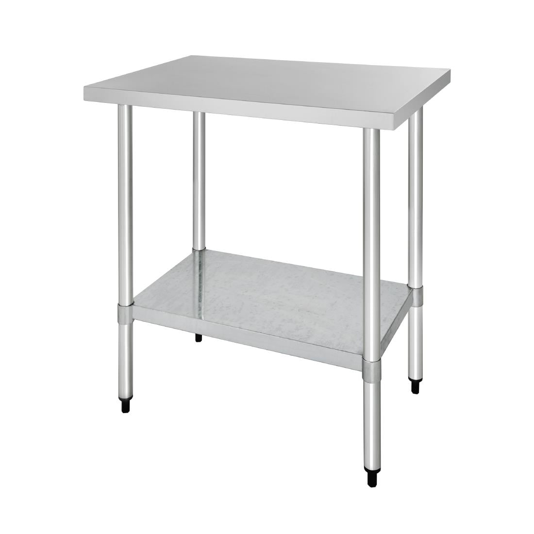 Table en acier inoxydable sans rebord Vogue 900 x 700mm GJ501