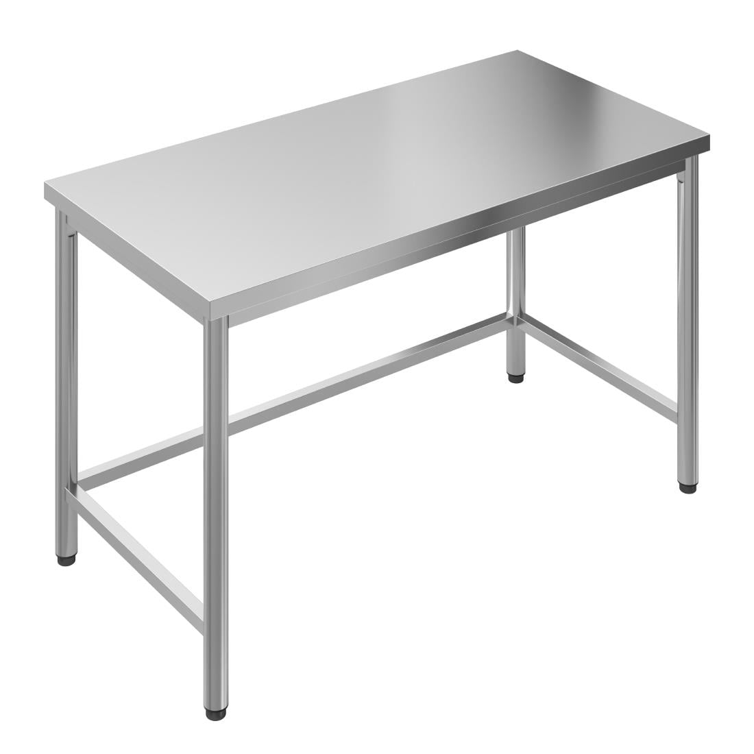 Table inox sans étagère basse Gastro M 700 x 700 x 850mm GN106