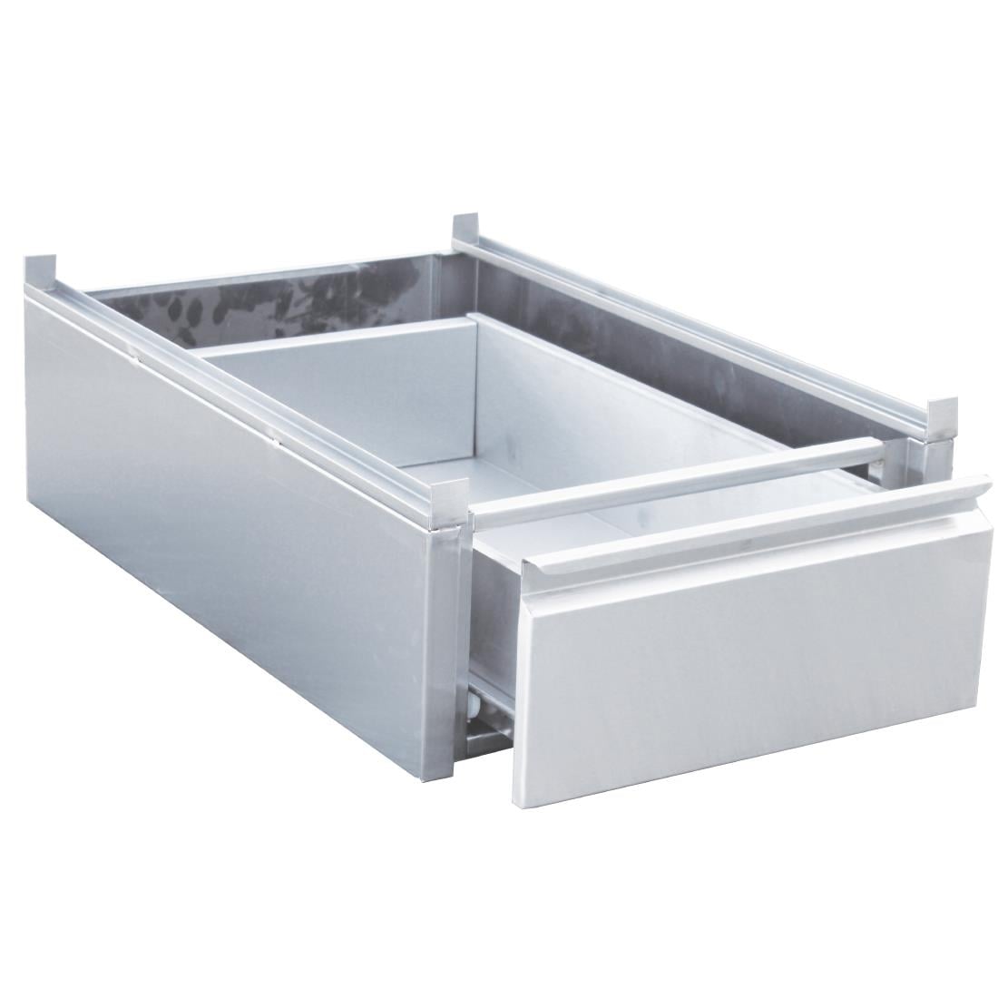 Tiroir inox à monter sur table Gastro M 190 x 400 x 585mm GN143