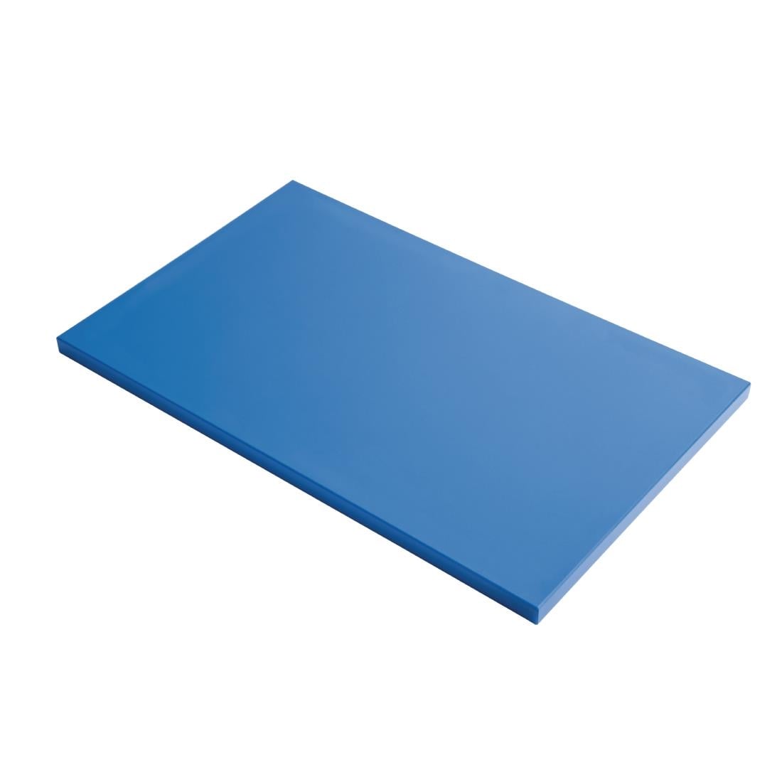 Planche à découper en polyéthylène haute densité Gastro M  bleue GN348