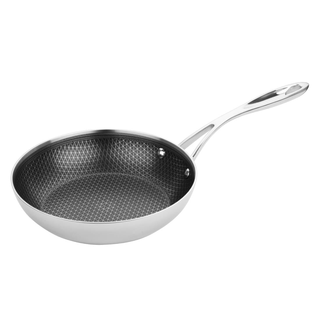 Sauteuse en inox avec revêtement Tri-Shield Vogue 20cm GP187