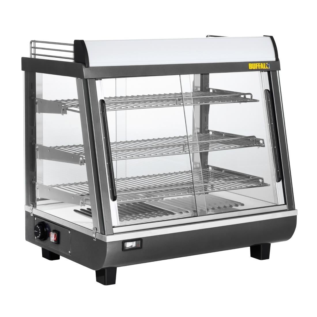 Vitrine chauffante portes avant et arriere Buffalo 96L HW927