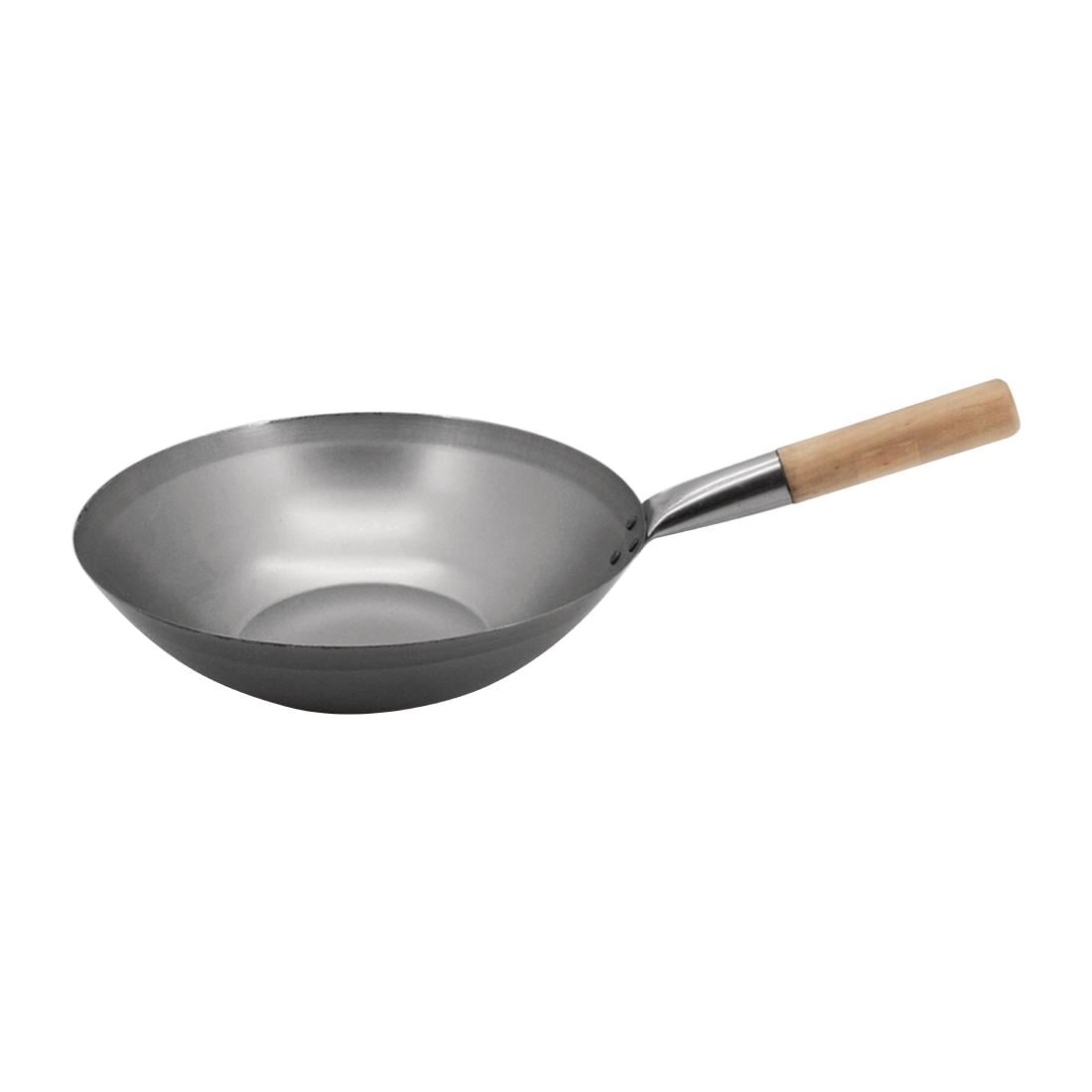 Wok en acier doux Vogue 33 cm K296