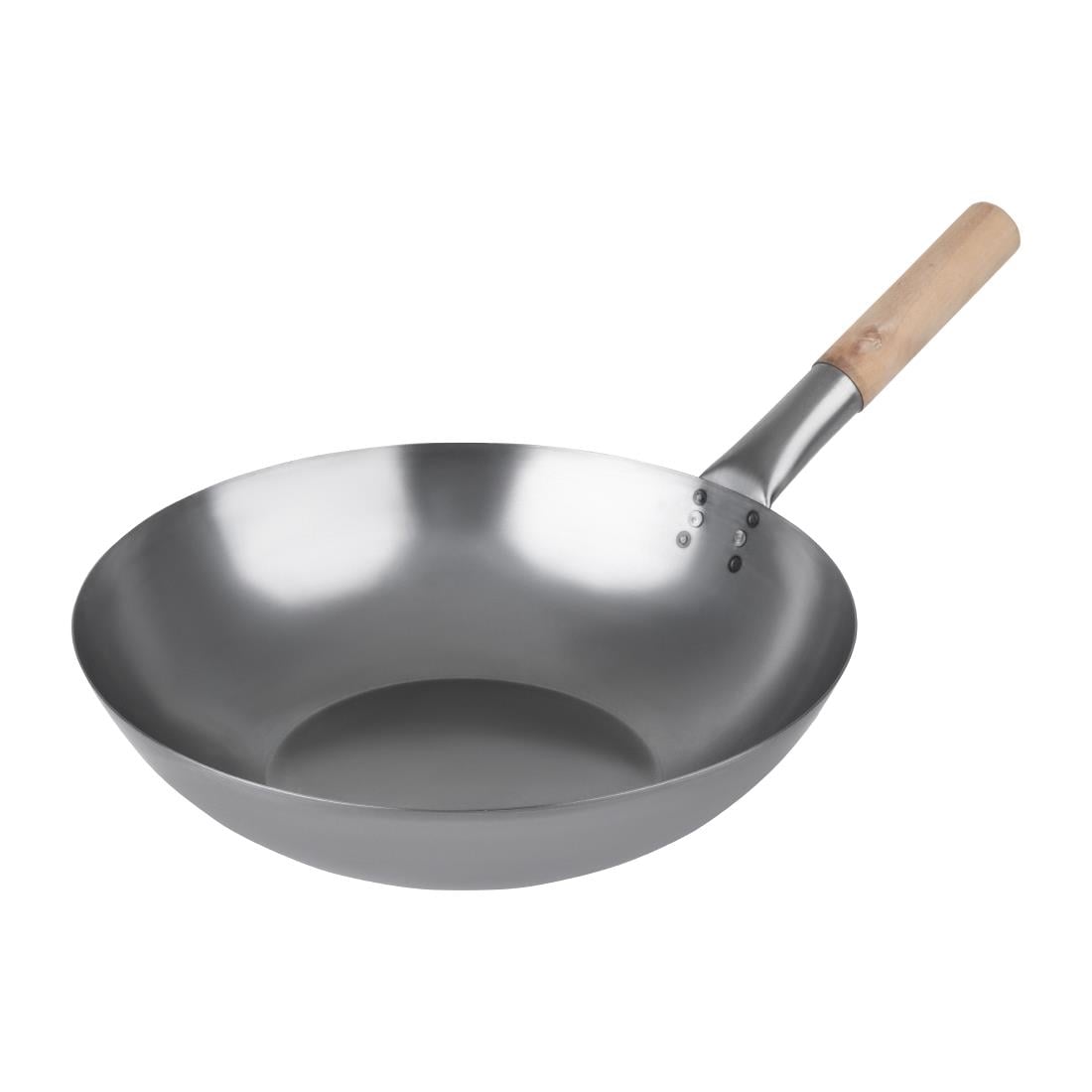 Wok en acier doux Vogue 35,6 cm K297