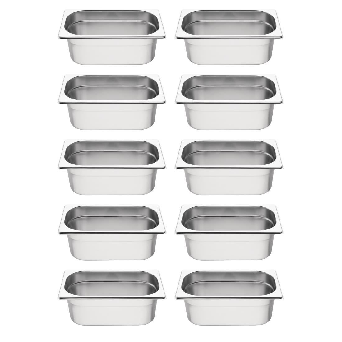 Lot de 10 bacs GN1/4 Vogue S410
